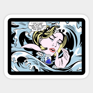 Drowning Alice Sticker